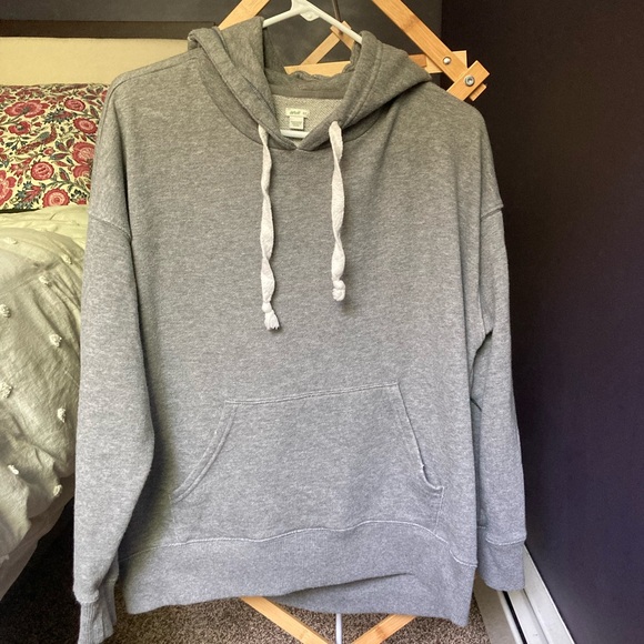 aerie Tops - Aerie Gray oversized Hoodie Sweatshirt